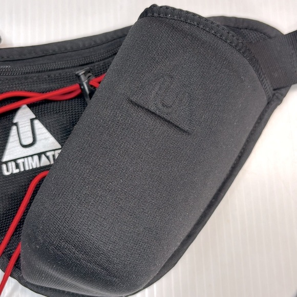 ULTIMATE RUNNING/JOGGING WAIST PACK WITH BOTTLE HOLDER - BLACK - Picture 2 of 8